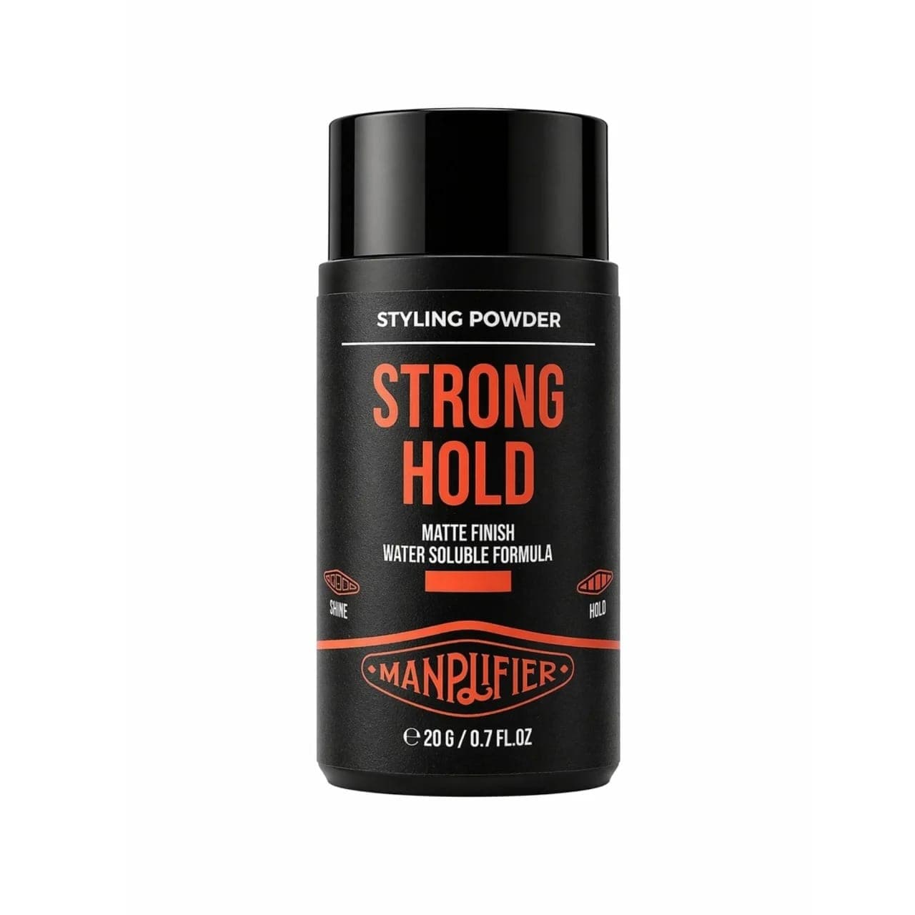 Produs Manplifier Strong Hold Styling Powder — pudră de styling cu priză puternică